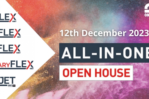 ALL-IN-ONE OPEN HOUSE: ALL OMET MACHINES IN ONE DAY